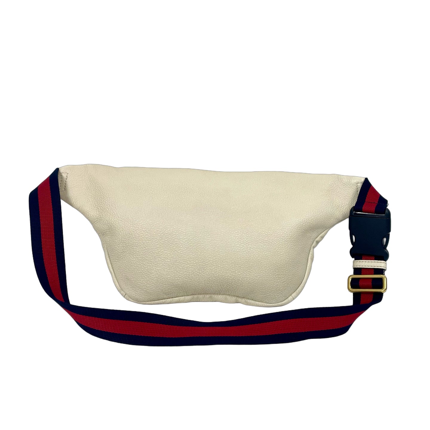 Gucci Vintage Logo Print Leather Belt Bag - White