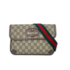 Gucci Neo Vintage Tiger Head GG Supreme Canvas Crossbody Bag