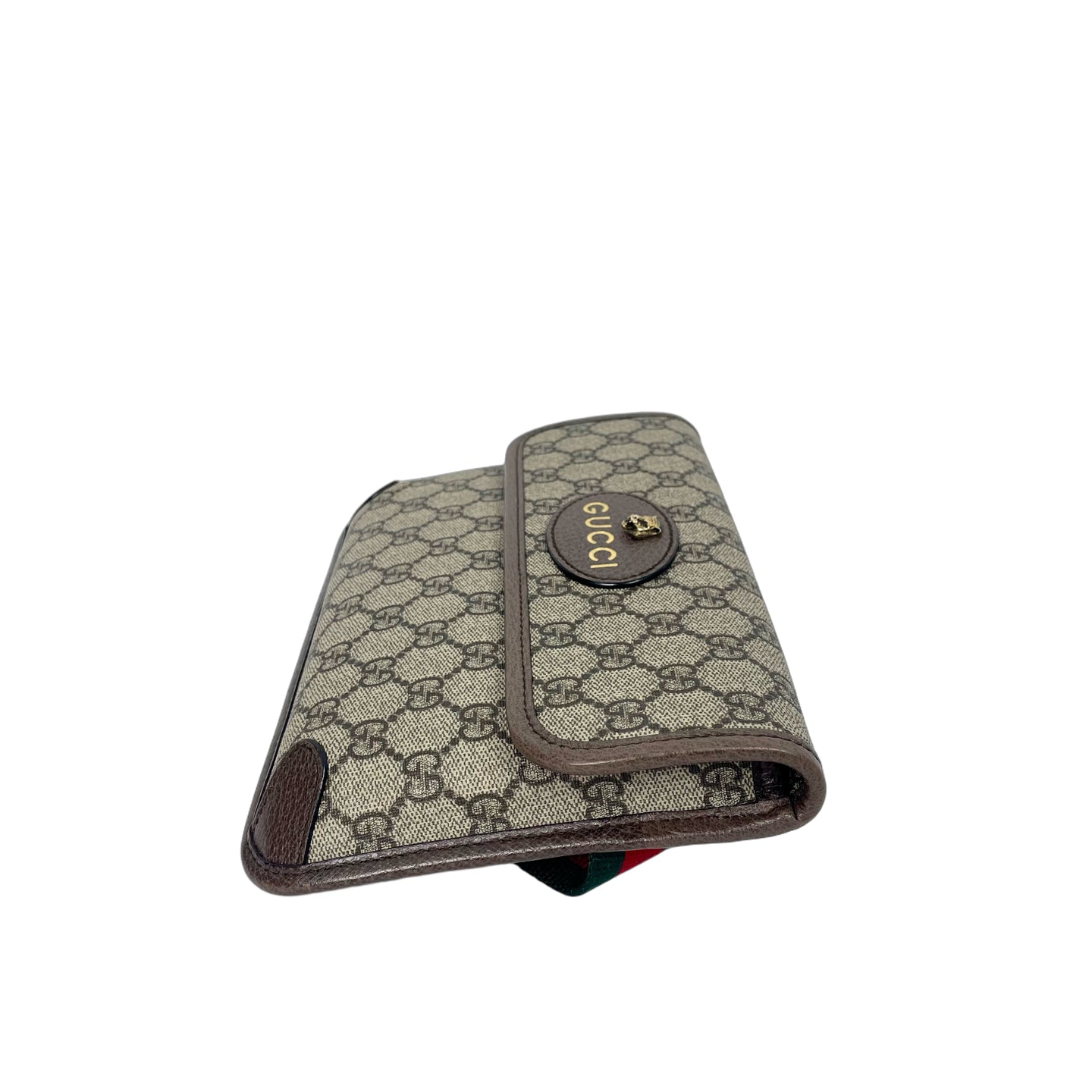 Gucci Neo Vintage Tiger Head GG Supreme Canvas Crossbody Bag