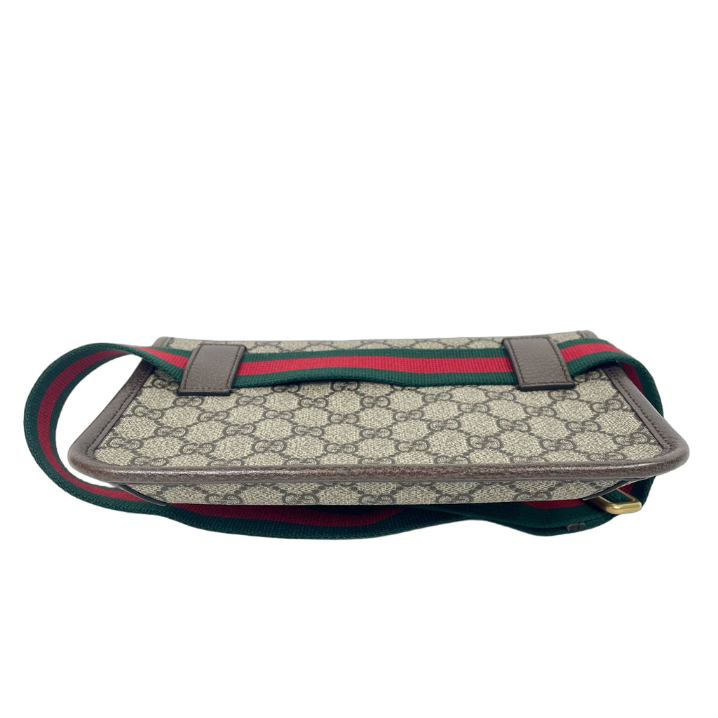 Gucci Neo Vintage Tiger Head GG Supreme Canvas Crossbody Bag