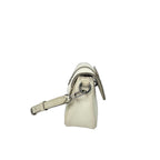 Louis Vuitton Ivory White Epi Leather Baguette Bag with Silver Hardware