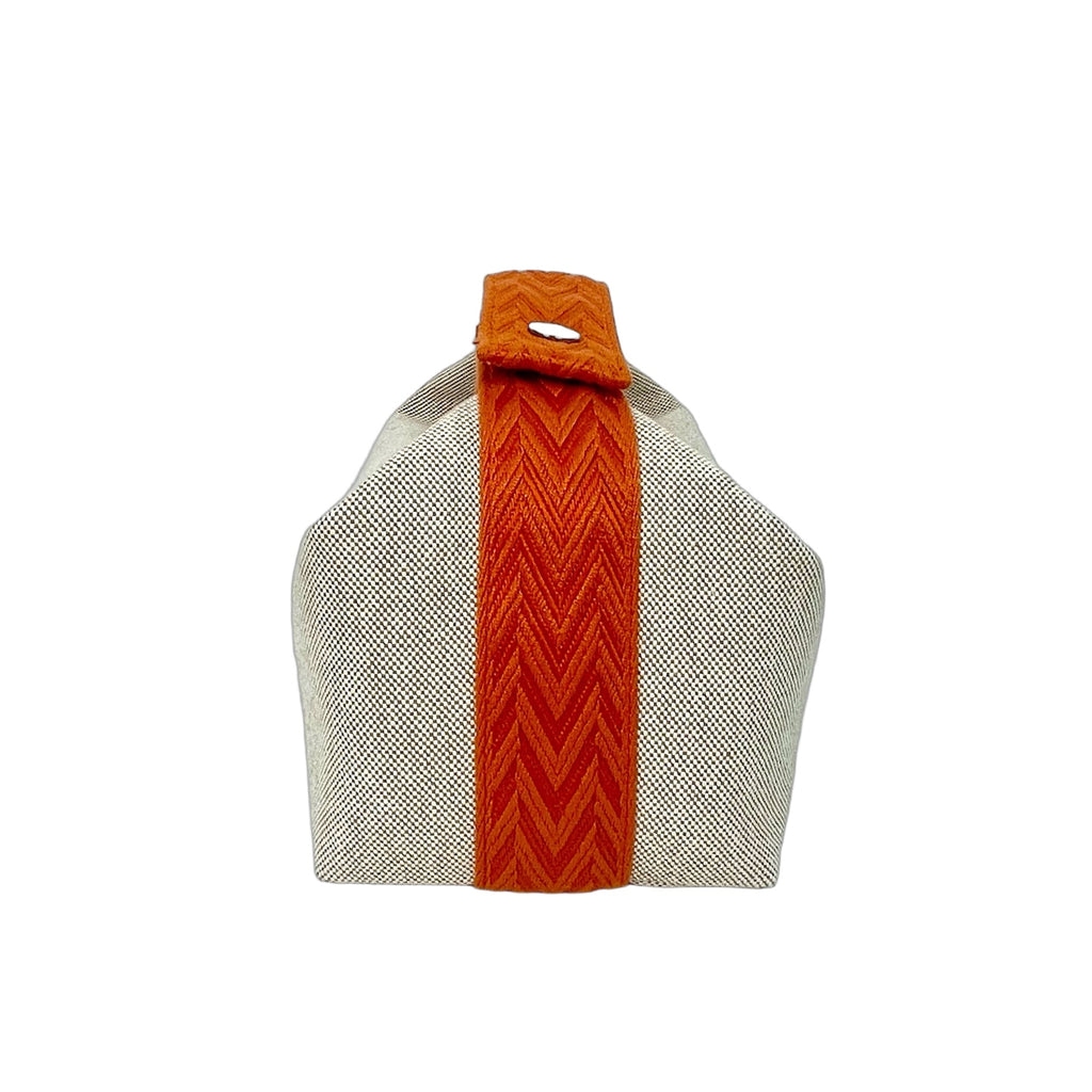 Hermès Orange Bride-a-Brac Canvas Travel Pouch with Shoulder Strap
