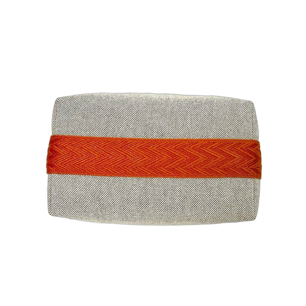 Hermès Orange Bride-a-Brac Canvas Travel Pouch with Shoulder Strap