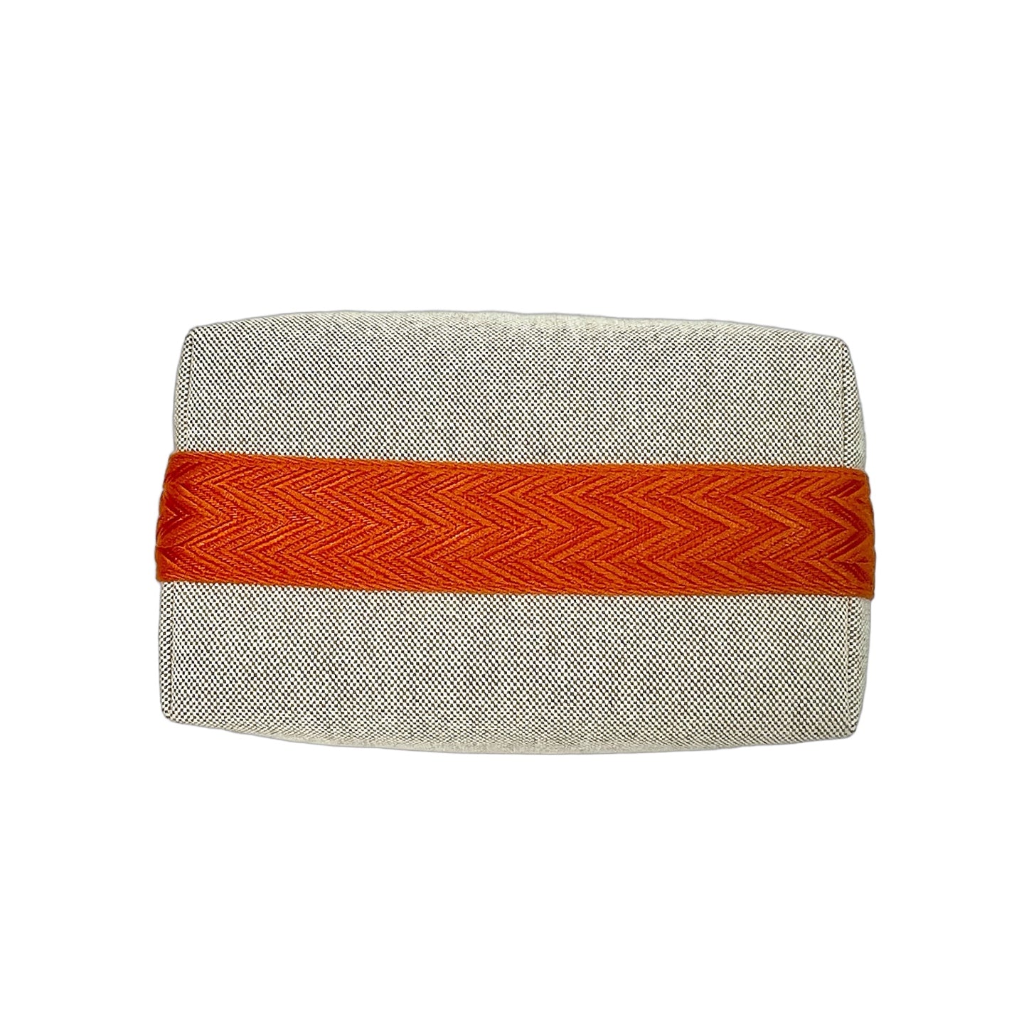 Hermès Orange Bride-a-Brac Canvas Travel Pouch with Shoulder Strap