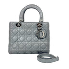 Lady Dior My ABCDior Bag in Grey Cannage Lambskin