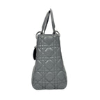 Lady Dior My ABCDior Bag in Grey Cannage Lambskin