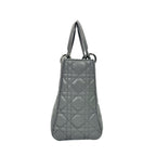 Lady Dior My ABCDior Bag in Grey Cannage Lambskin