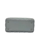 Lady Dior My ABCDior Bag in Grey Cannage Lambskin