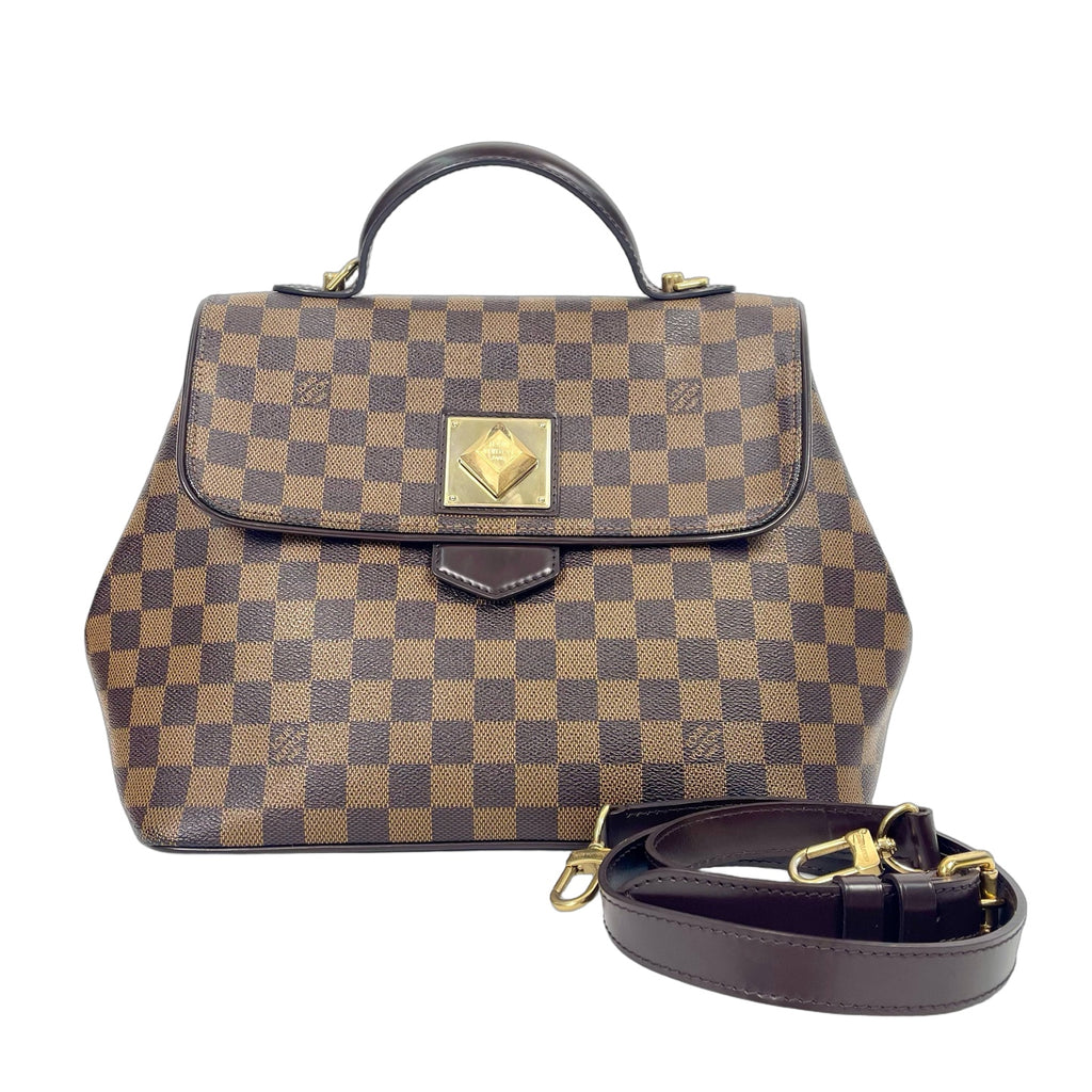 Louis Vuitton Bond Street BB Damier Ebene Shoulder Bag with Strap