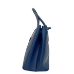 Prada Double Medium Saffiano Leather Tote Bag - Baltico Blue