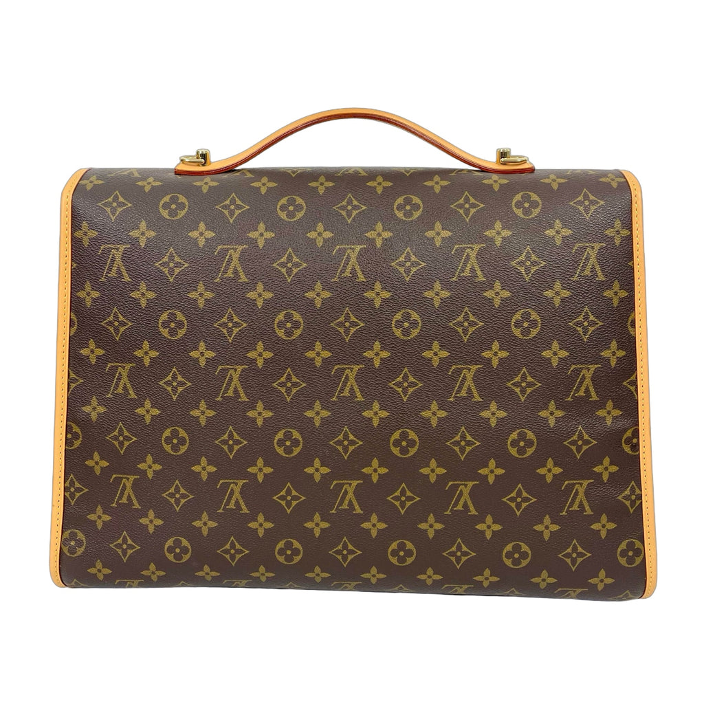 Louis Vuitton Monogram Beverley Briefcase with Strap - Brown