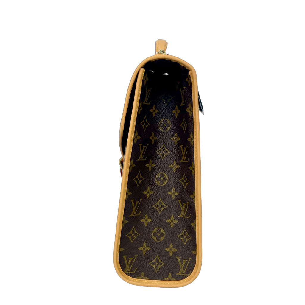 Louis Vuitton Monogram Beverley Briefcase with Strap - Brown