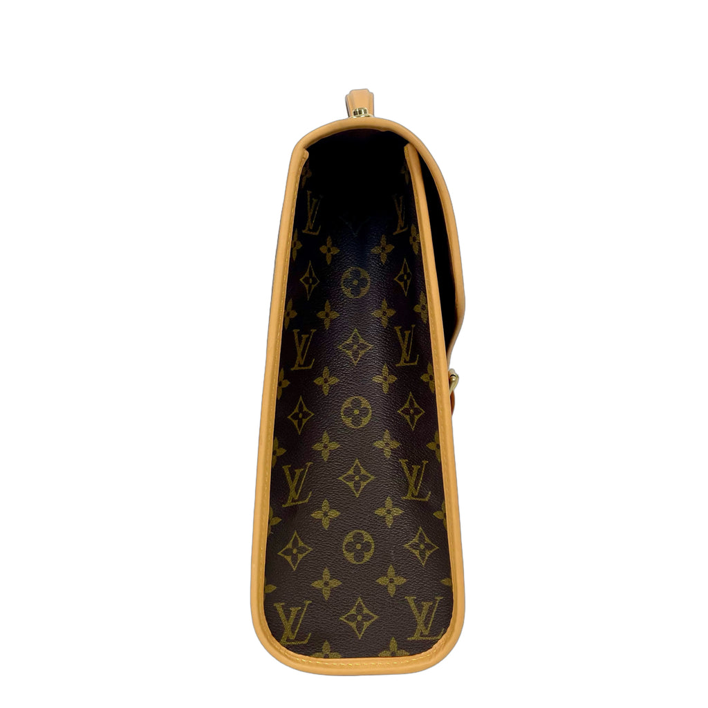 Louis Vuitton Monogram Beverley Briefcase with Strap - Brown