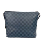 Louis Vuitton Damier Cobalt Mick PM Messenger Bag with Blue & Red V Detail