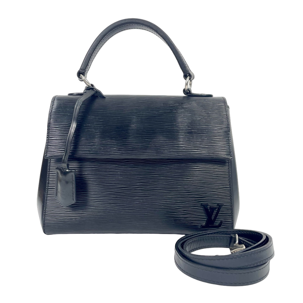 Louis Vuitton Cluny BB Epi Leather Crossbody Shoulder Bag - Black