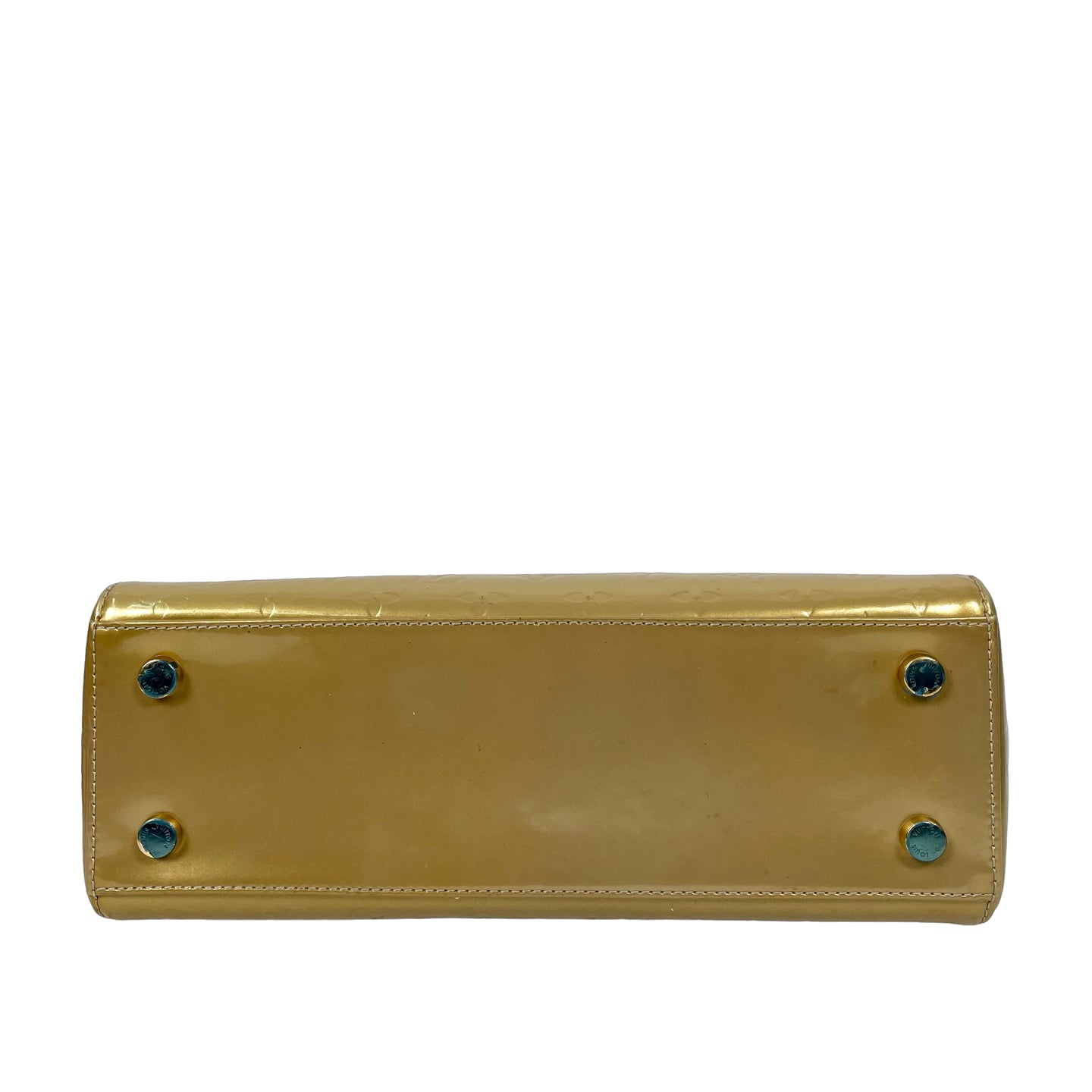 Louis Vuitton Melrose Avenue Monogram Patent Leather Handbag-Gold