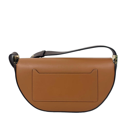 Burberry Olympia Leather Crossbody Bag - Warm Sand