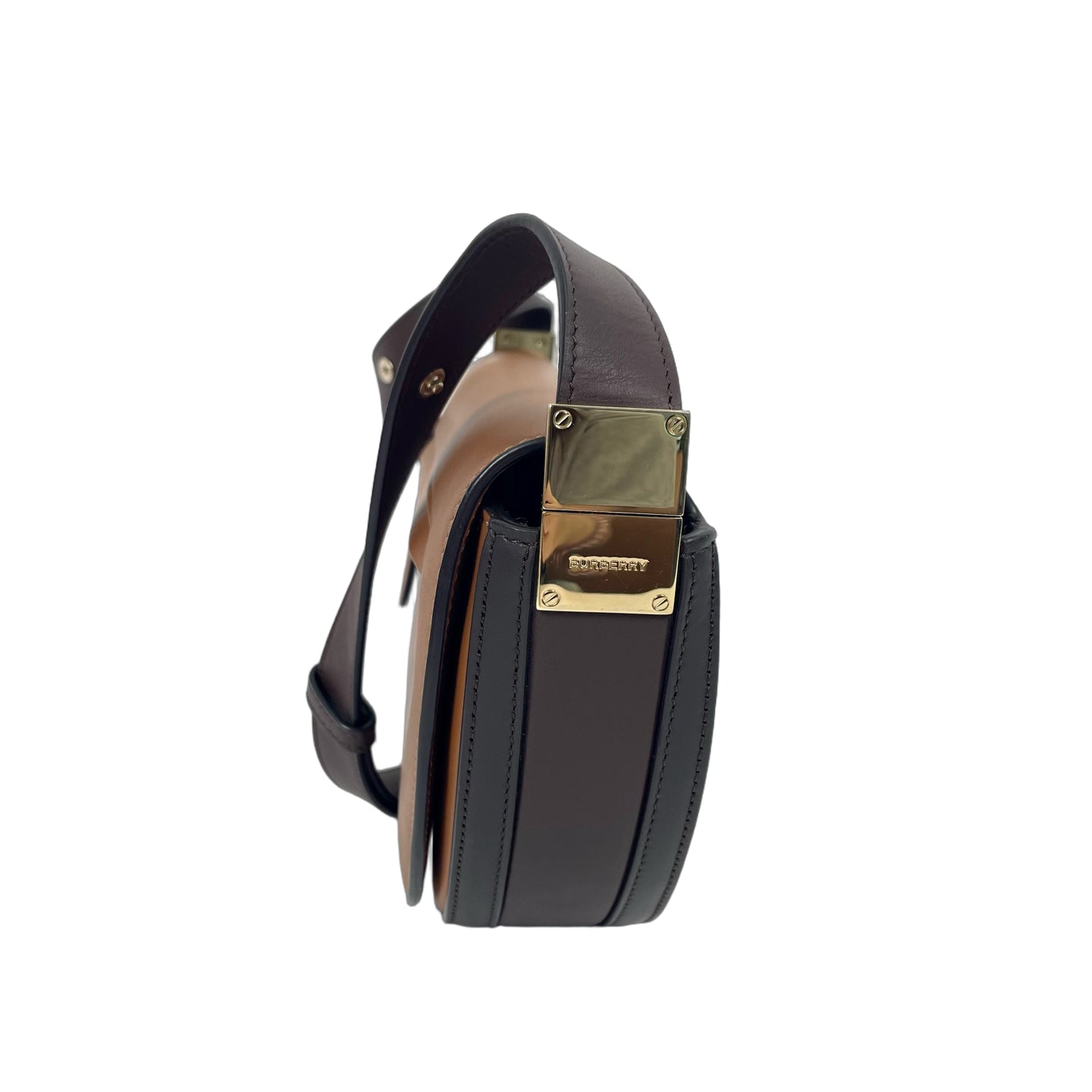 Burberry Olympia Leather Crossbody Bag - Warm Sand
