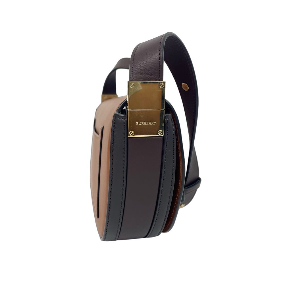 Burberry Olympia Leather Crossbody Bag - Warm Sand