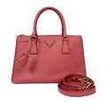 Prada Galleria Saffiano Leather Medium Bag in Pink