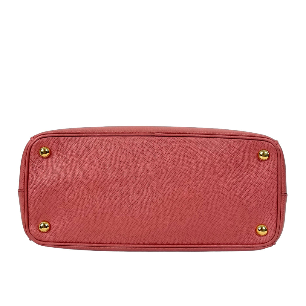 Prada Galleria Saffiano Leather Medium Bag in Pink