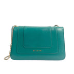 Bvlgari Serpenti Forever Calf Leather Shoulder Bag in Emerald Green