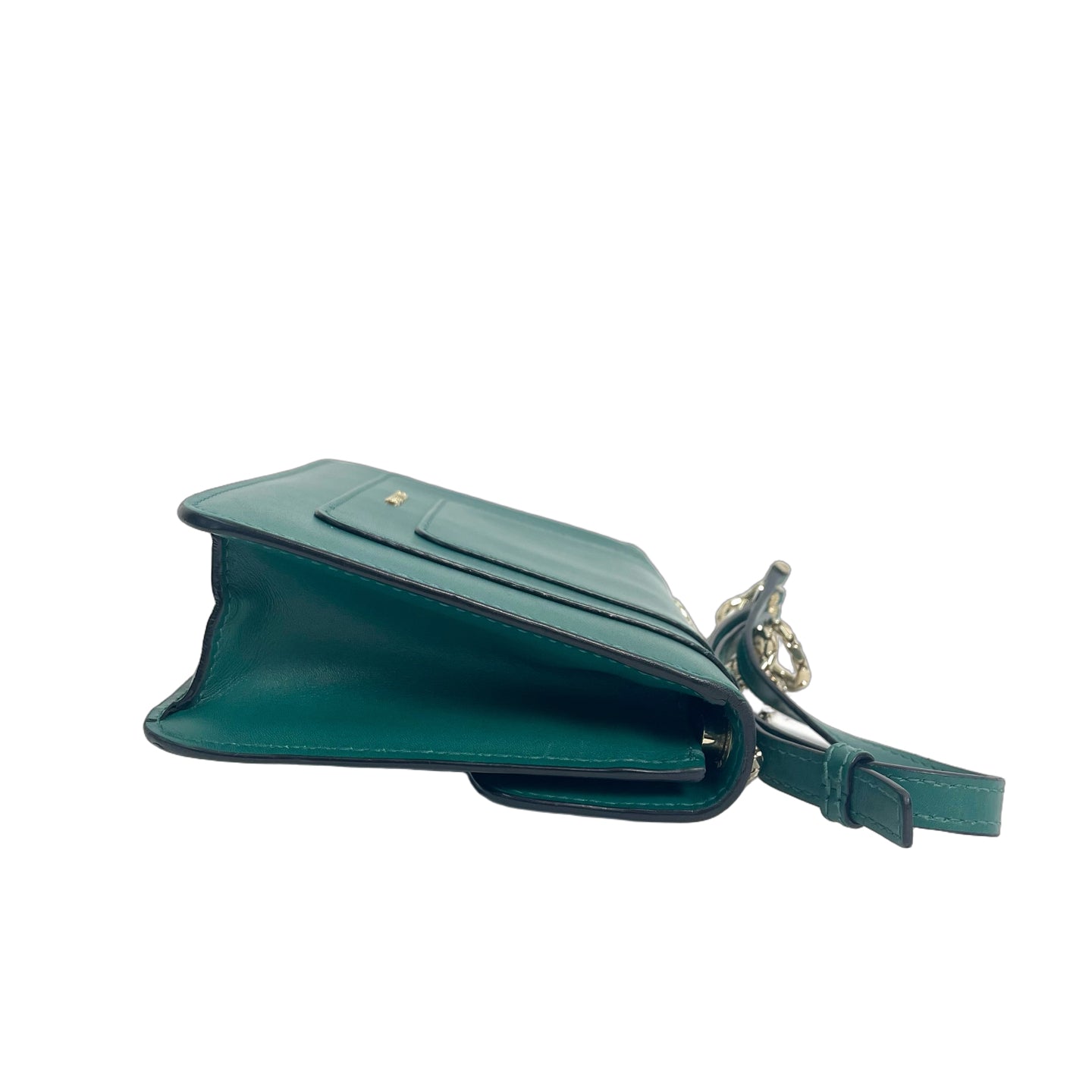 Bvlgari Serpenti Forever Calf Leather Shoulder Bag in Emerald Green