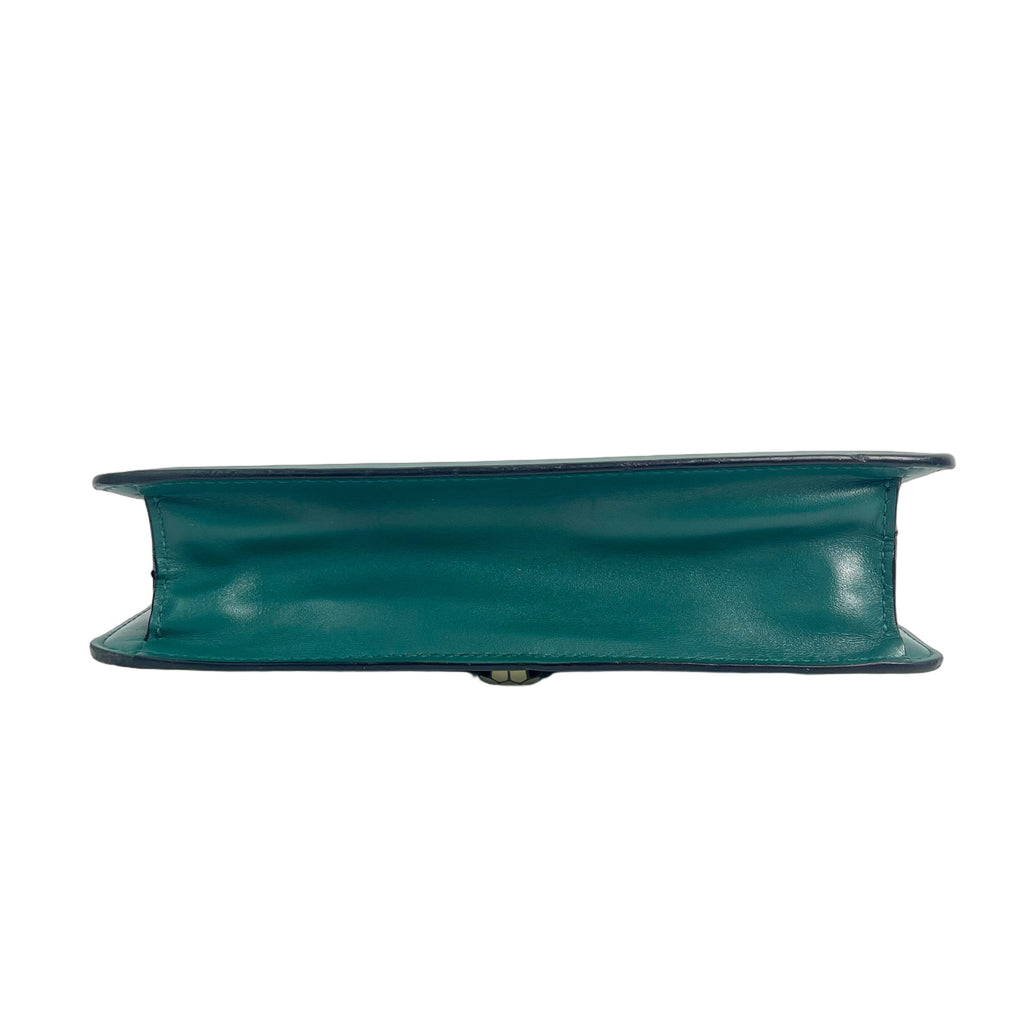 Bvlgari Serpenti Forever Calf Leather Shoulder Bag in Emerald Green