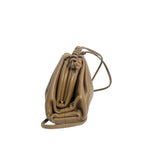 Bottega Veneta The Mini Pouch Leather Crossbody Bag in Camel