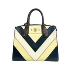 Louis Vuitton City Steamer MM Tricolor Monogram Leather Tote Bag