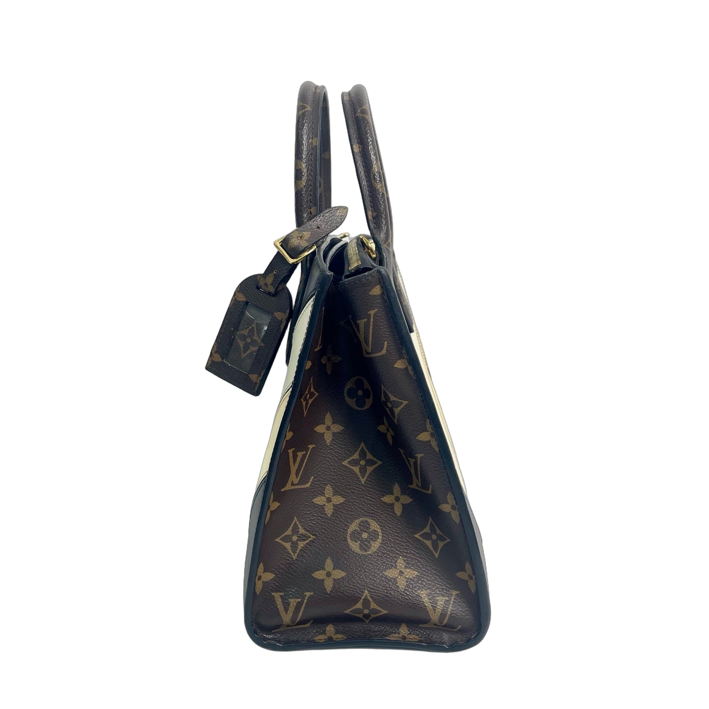 Louis Vuitton City Steamer MM Tricolor Monogram Leather Tote Bag