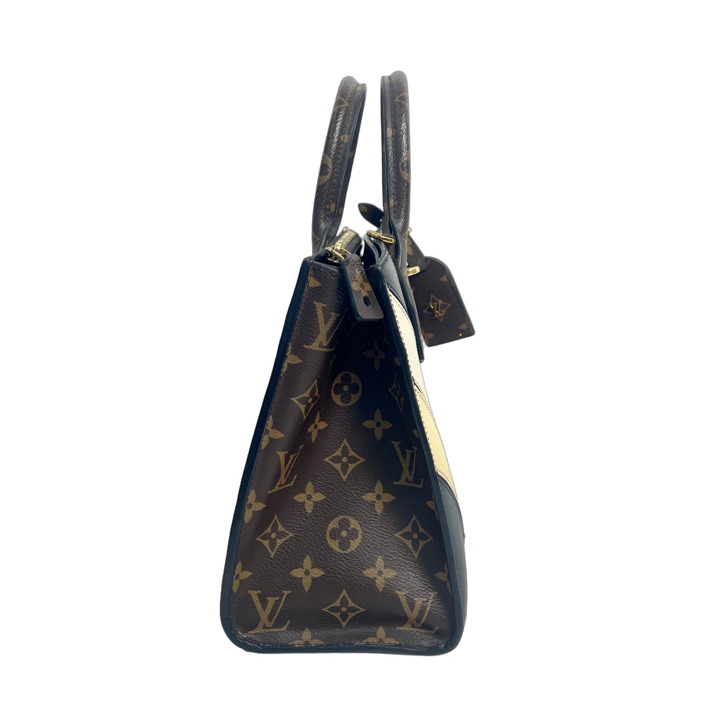 Louis Vuitton City Steamer MM Tricolor Monogram Leather Tote Bag
