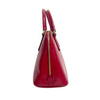 Prada Galleria Saffiano Leather Top Handle Bag in Fuoco Red