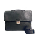 Louis Vuitton Epi Leather Business Bag with Silver-Tone Hardware