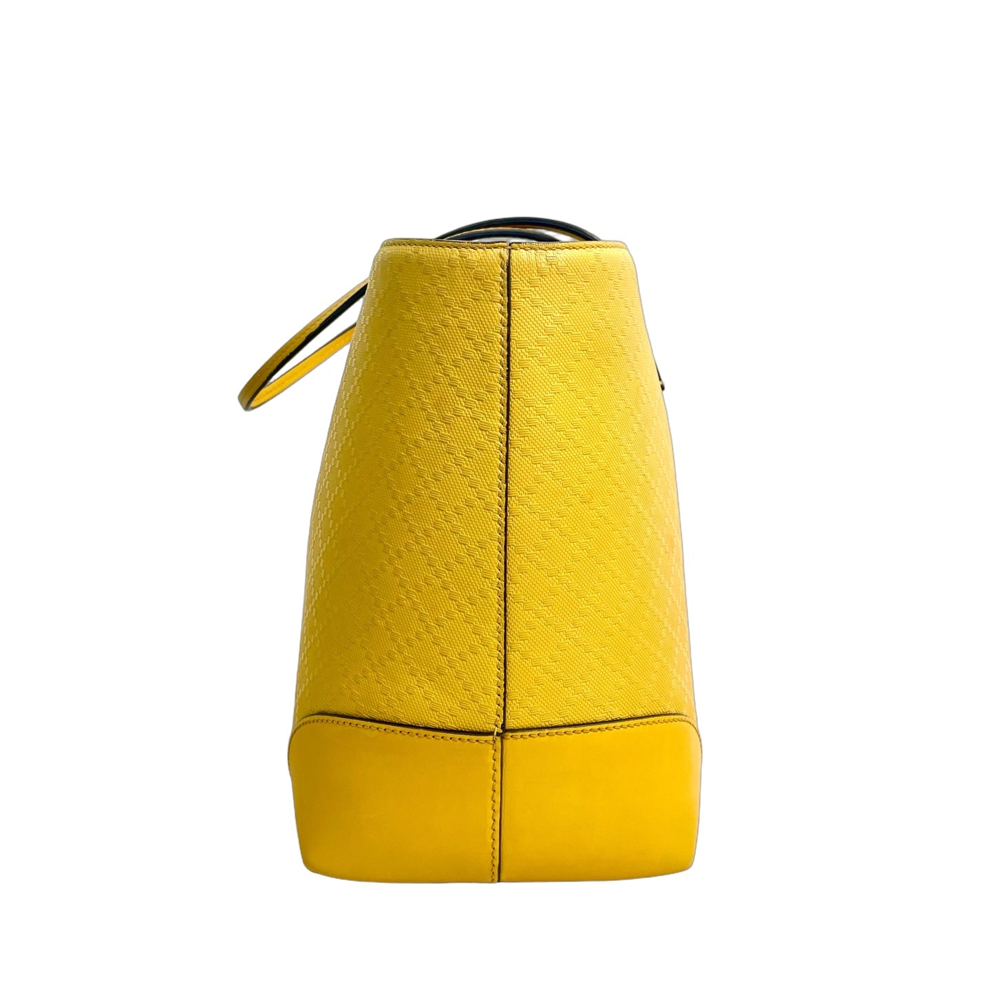 Gucci Bright Diamante Leather Tote Bag - Sunflower Yellow