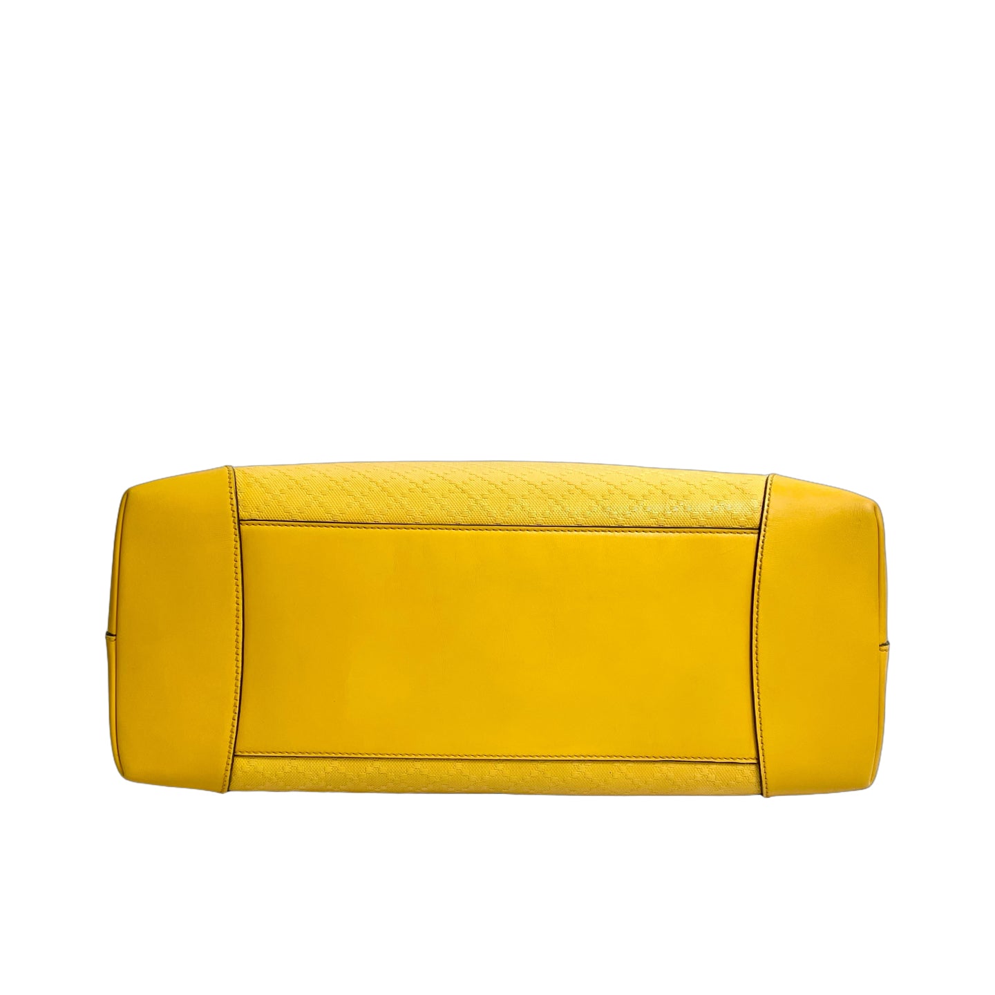 Gucci Bright Diamante Leather Tote Bag - Sunflower Yellow