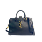 Saint Laurent Downtown Cabas Leather Top Handle Bag - Black
