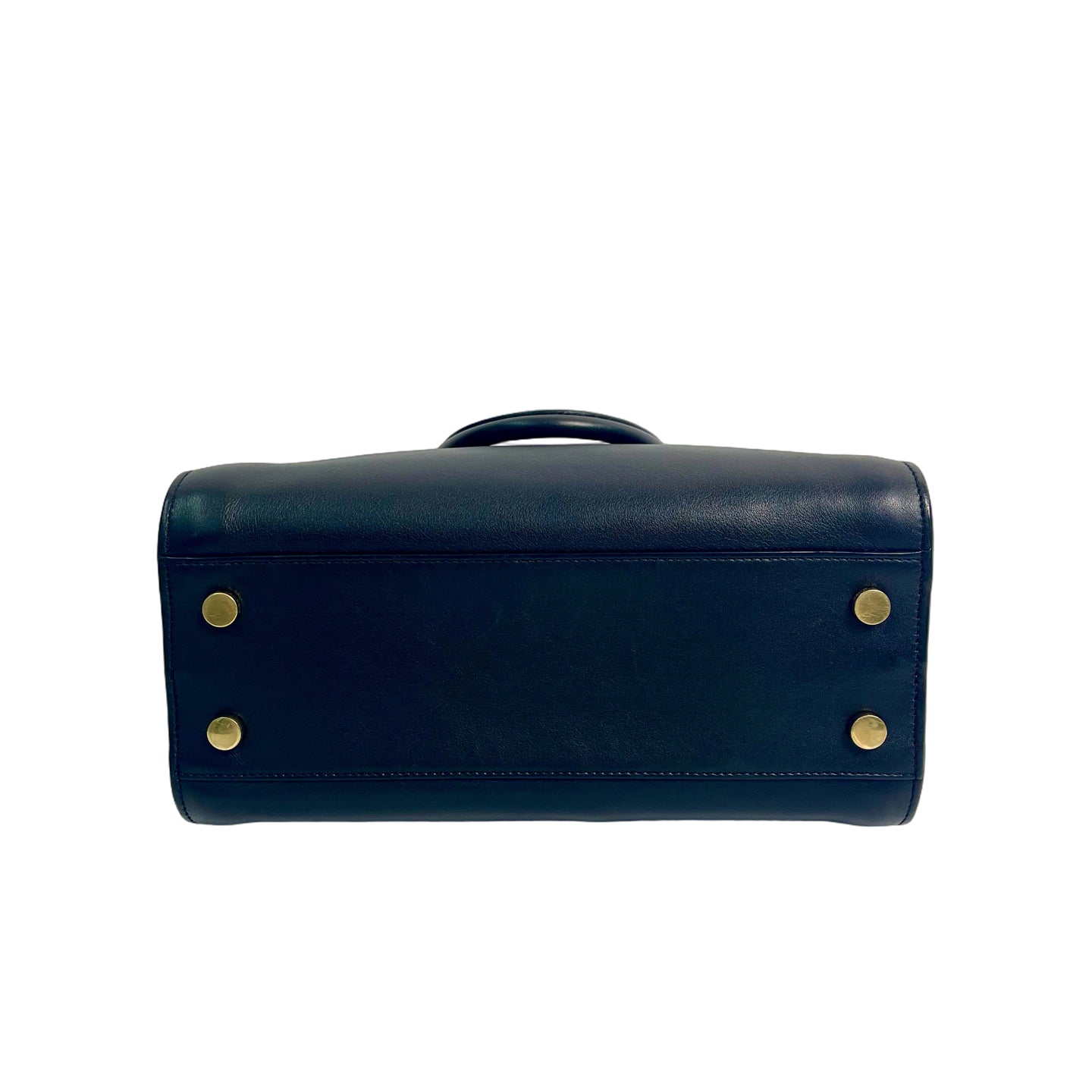 Saint Laurent Downtown Cabas Leather Top Handle Bag - Black