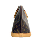 Louis Vuitton Monogram Alma Handbag with Vachetta Leather Trim