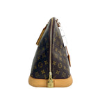 Louis Vuitton Monogram Alma Handbag with Vachetta Leather Trim