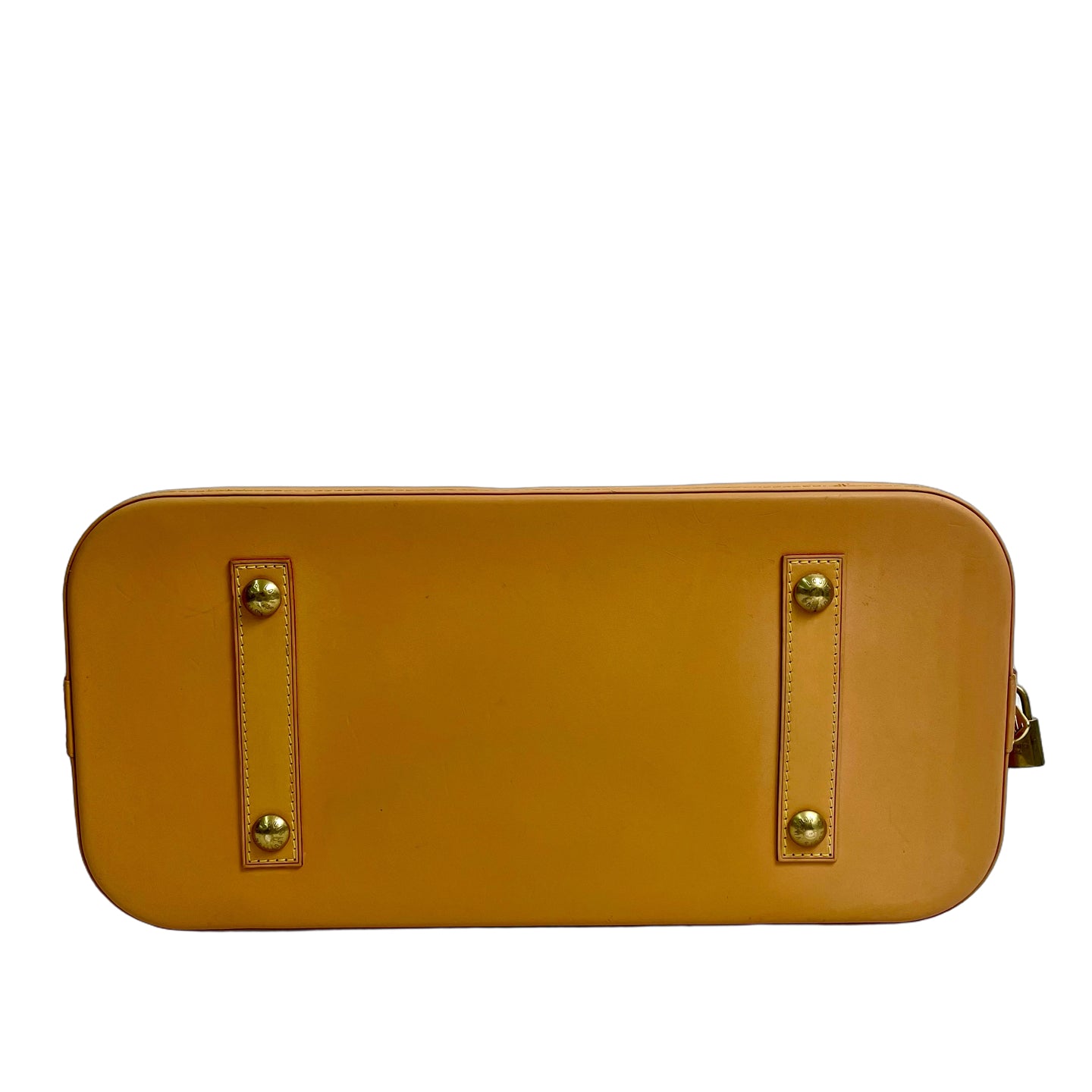 Louis Vuitton Monogram Alma Handbag with Vachetta Leather Trim