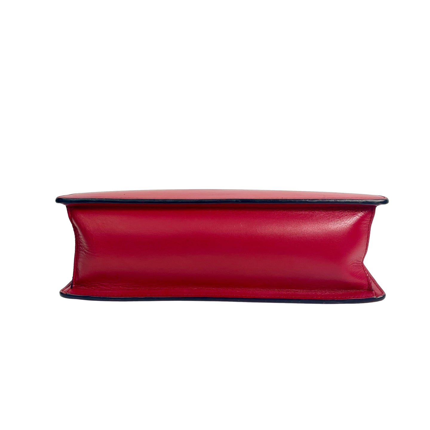 Gucci Lilith Bamboo Top Handle Bag in Hibiscus Red