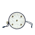 Christian Dior Vibe Small Bucket Bag in White and Blue Calfskin