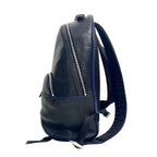 Louis Vuitton Taiga Leather Backpack in Noir with Blue Trim