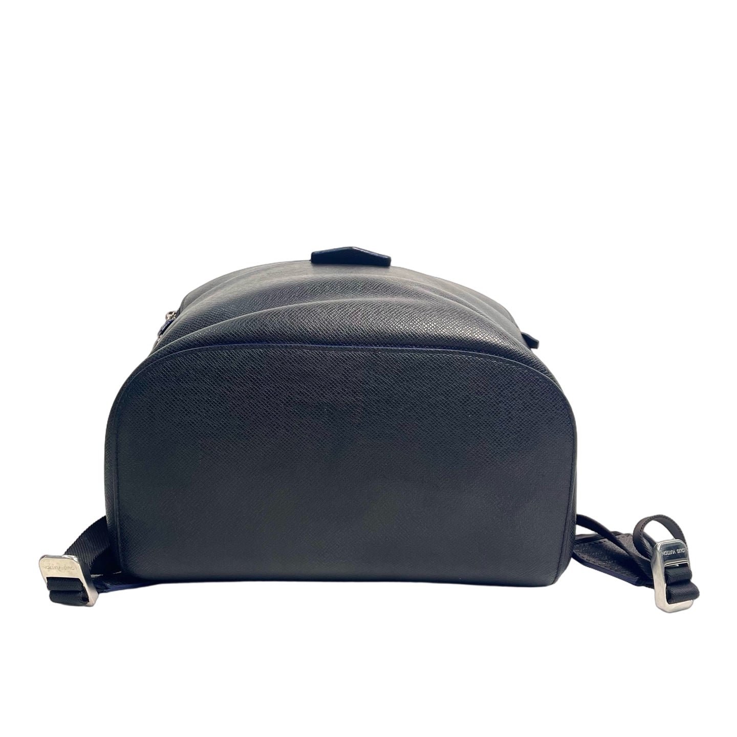 Louis Vuitton Taiga Leather Backpack in Noir with Blue Trim