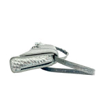 Balenciaga Hourglass Small Shoulder Bag in Metallic Croc-Embossed Calfskin