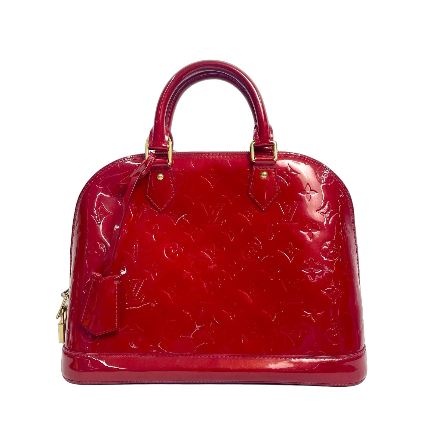 Louis Vuitton Alma PM in Monogram Vernis Leather - Pomme d'Amour