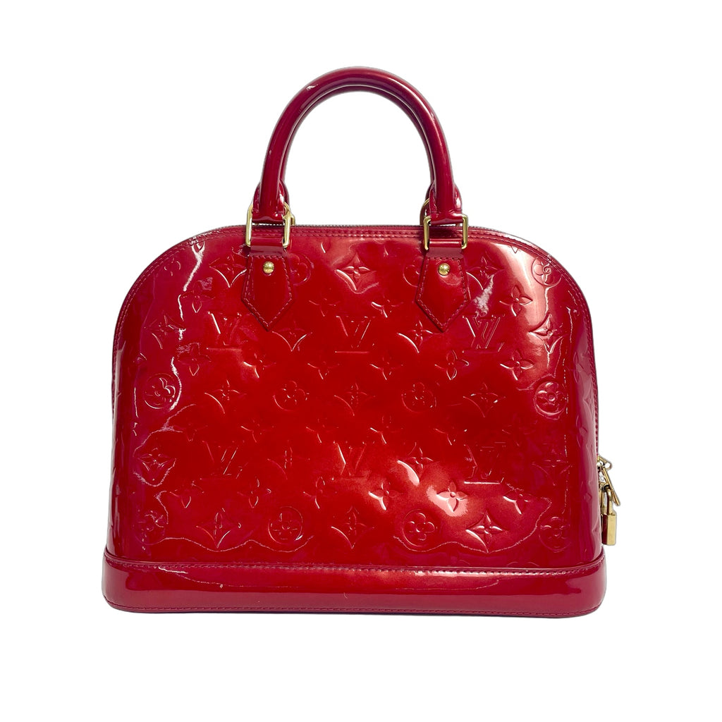 Louis Vuitton Alma PM in Monogram Vernis Leather - Pomme d'Amour