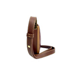 Burberry Small Olympia Leather Shoulder Bag in Burgundy