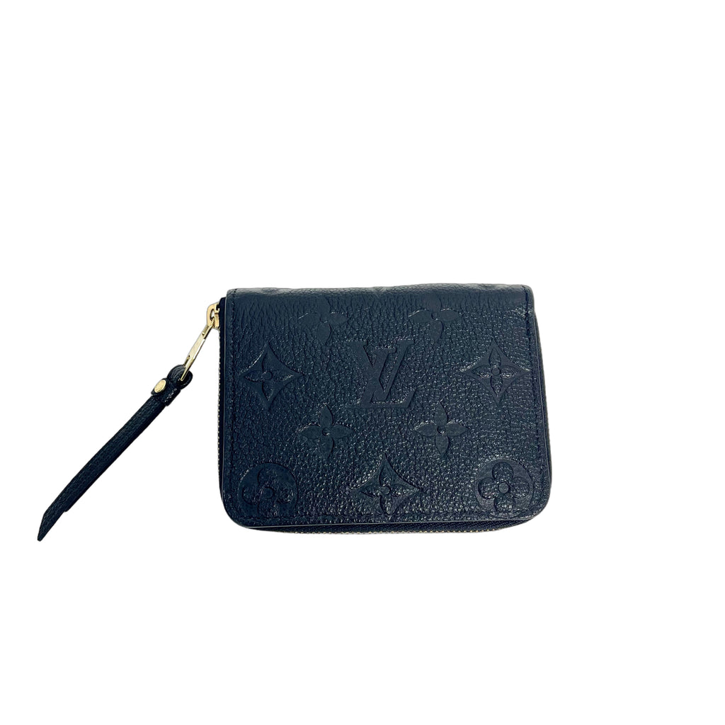 Louis Vuitton Zippy Coin Purse Monogram Empreinte Leather in Noir